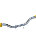 Podnóżek kierowcy Simson S51 chromowany