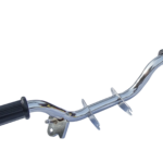 Podnóżek kierowcy Simson S51 chromowany <br>z mocowaniem stópki bocznej