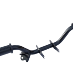 Podnóżek kierowcy Simson S51 czarny <br>z mocowaniem stópki bocznej