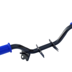 Podnóżek kierowcy Simson S51 czarny <br>z mocowaniem stópki bocznej