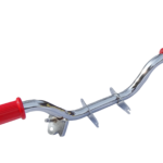 Podnóżek kierowcy Simson S51 chromowany <br>z mocowaniem stópki bocznej