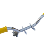 Podnóżek kierowcy Simson S51 chromowany <br>z mocowaniem stópki bocznej